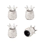 Roson Valve Stem Caps, 4 Pack Handmade Crown Bling Crystal Rhinestone Car Whe.... Fixed Price $14.44.
