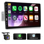 Podofo Single Din Stereo With Carplay Android AUTO,9INCH 1024X600 Hd Ips .... Fixed Price $74.84.