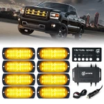 Xprite 8X Led Strobe Lights Kit Car Truck Emergency Hazard Warning Lamp Amber. Fixed Price $62.69.