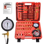 Lainkeen Quick Connection Fuel Injection Injector Pressure Tester Gauge Tools Ki. Fixed Price $110.31.