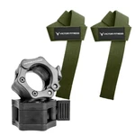 Victor Fitness Vflsum 24" Military Green Weightlifting Straps W/ Barbell Clamp. Fixed Price $26.98.
