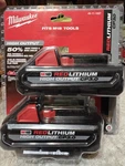 Milwaukee 48-11-1837 M18 Redlithium High Output CP3.0 Battery, 2-PACK. Fixed Price $190.00.