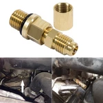 E-cowlboy 6.0L For Powerstroke Fuel Pressure Test Fitting 1/4 Inch, Brass. Fixed Price $26.15.
