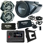 Navatlas NA30C Radio, 6.5" Speaker System W/ Amp, 10" Subwoofer Dash Kit. Fixed Price $1582.00.