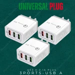 Multiple 3-PORT Usb Ac Plug Quick Charger Block Universal Phone Cube 18W Box Lot. Fixed Price $345.37.