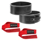Victor Fitness Vqbbkm Medium Belt + 24" Padded Red Straps. Fixed Price $48.98.