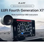 Fedex Lufi X7 4TH Gen OBD2 Digital Gauge Rpm Boost Temp Volt Meter + Shift Light. Fixed Price $185.00.