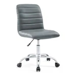 Modway Ripple Modern Vinyl Armless Mid Back Office Chair Gray. Fixed Price $79.30.