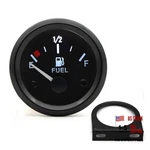 Lanru 2'' 52MM Fuel Level Gauge, Pointer 12V Car Tank Meter With Led Black. Fixed Price $28.65.