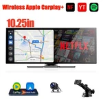 Volam 3 IN1 10.25" Wireless Carplay Ai Screen W/ Net-flix Youtube Backup Camera. Fixed Price $125.99.