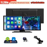 Volam 3 IN1 11.26" Wireless Carplay Ai Screen W/ Net-flix Youtube Backup Camera. Fixed Price $125.99.