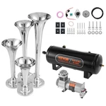 Train Horns Kit, 4 Trumpet Air 150DB For Pickup Trucks,. Fixed Price $226.67.