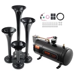Vevor Hs 660 4 Trumpet Air Horn Kit 150DB 12V 120PSI Compressor. Fixed Price $87.00.