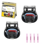 2PCS 2-WAY/PIN Ignition Coil Connector Cable Repair Plug Pigtail Auto Waterpr.... Fixed Price $35.92.