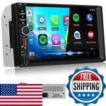 Double Din Wireless Carplay Android Auto Radio, 7 Inch Hd Touch Screen. Fixed Price $86.65.