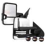 Switchback Towing Mirror Compatible With 2014-2018 Chevy Chrome Silver. Fixed Price $328.83.