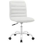 Modway Furniture Ripple Armless Mid Back Office Chair, White EEI-1532-WHI. Fixed Price $129.99.