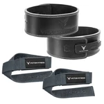 Victor Fitness Vqbbkm Medium Belt + 24" Padded Gray Straps. Fixed Price $45.98.