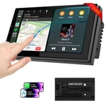 Haudio 7" Double Din Stereo W/wireless Carplay & Android Auto - 13. Fixed Price $80.55.