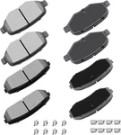 Cciyu D1258 D1377 Ceramic Front Rear Disc Brake Pad Set Fit For 20112015. Fixed Price $24.99.